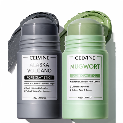 Celvine Clay Stick Masks