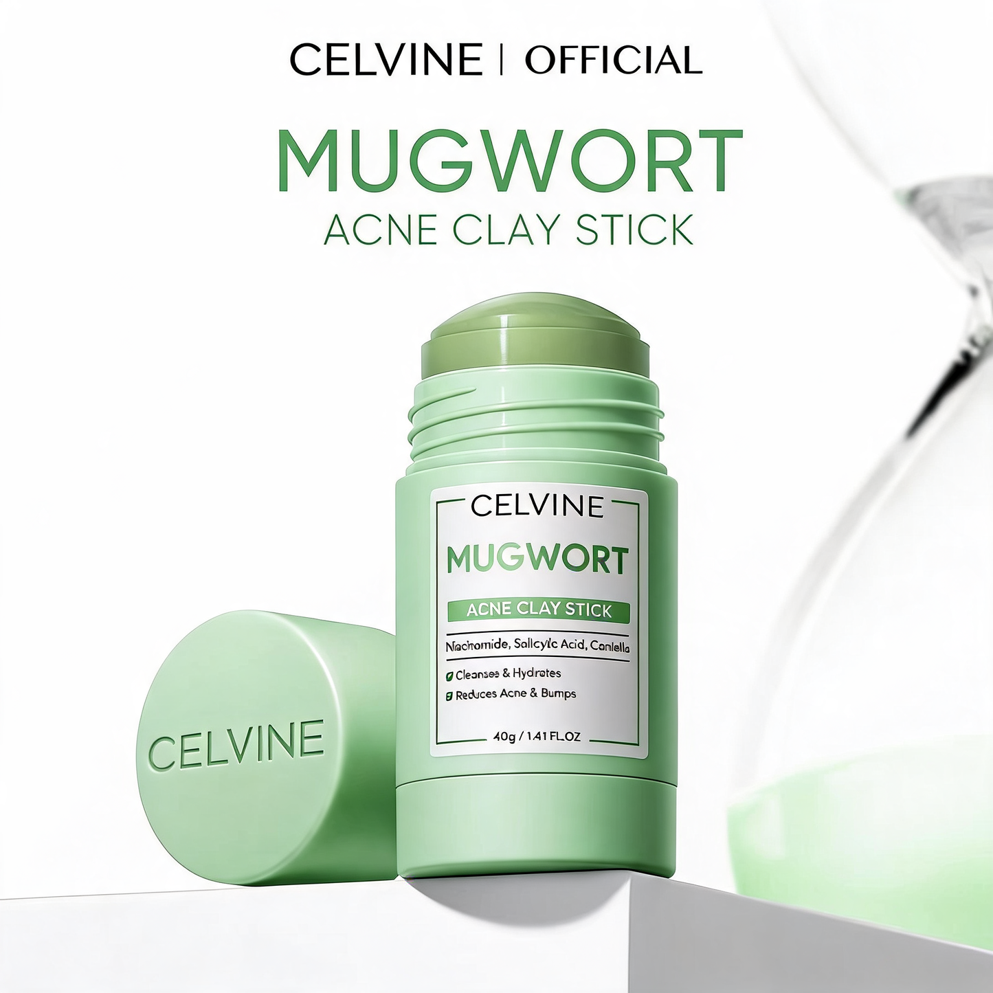 Celvine Clay Stick Masks
