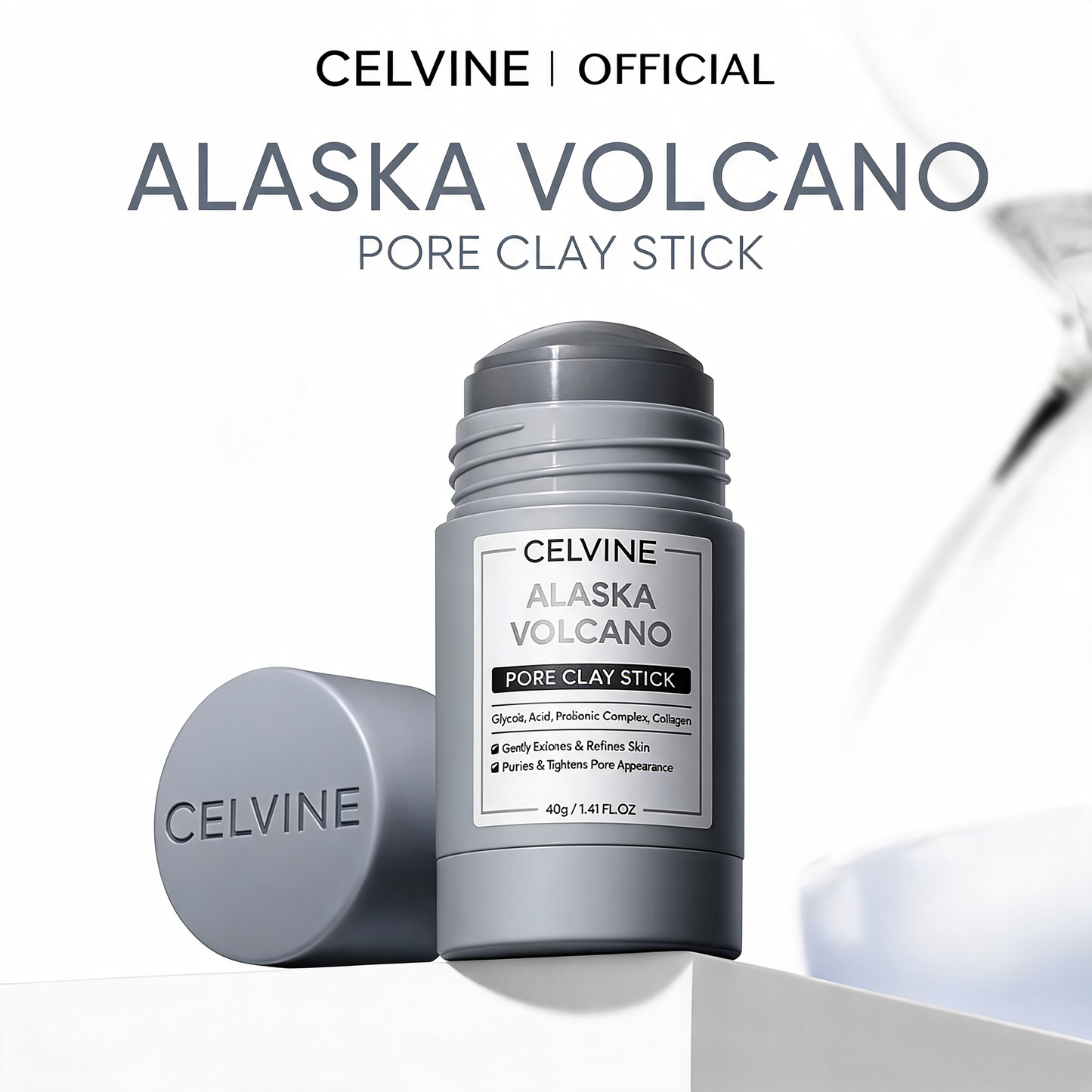 Celvine Clay Stick Masks