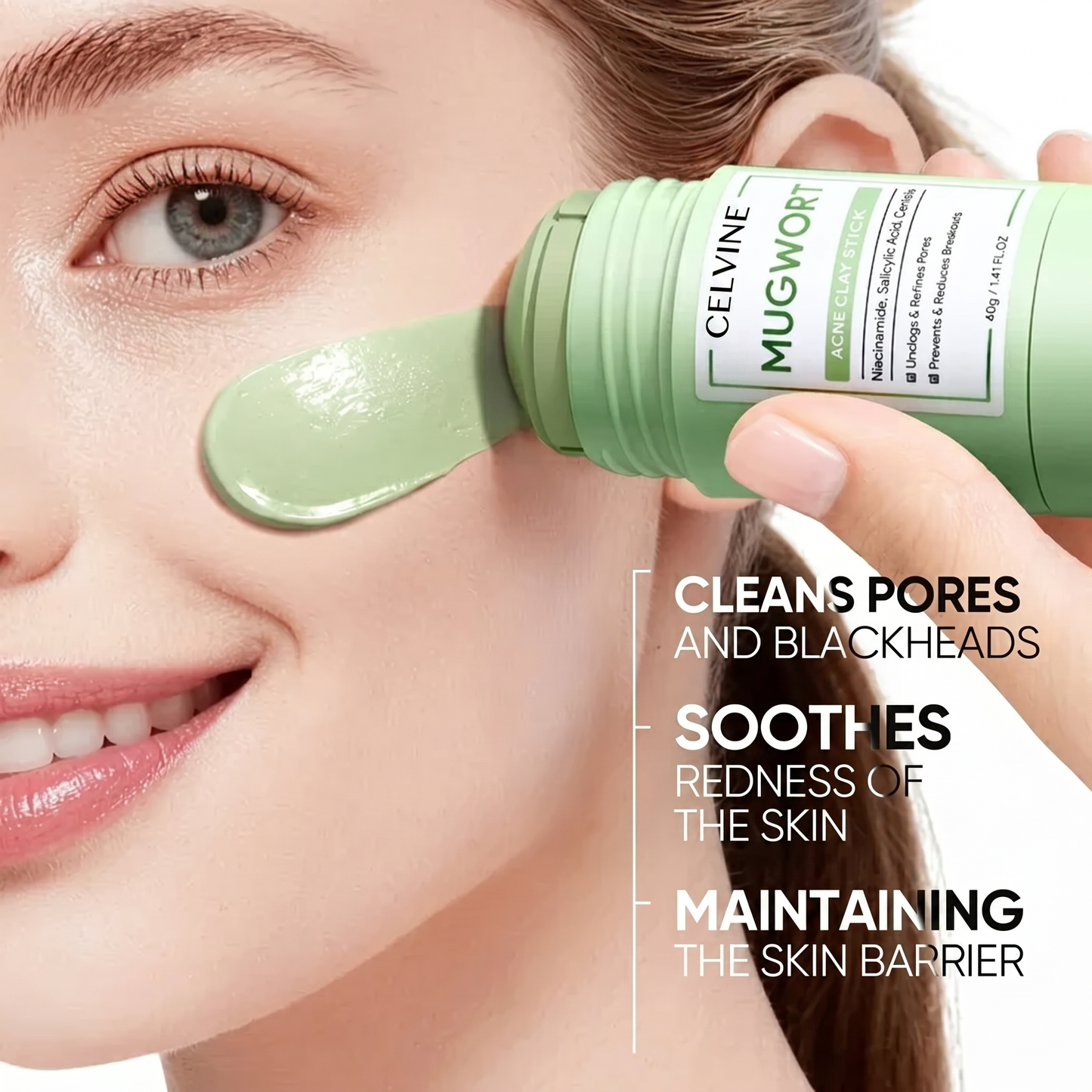 Celvine Clay Stick Masks