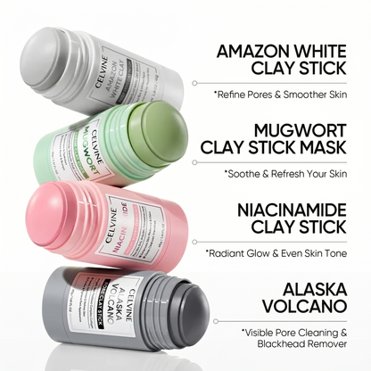 Celvine Clay Stick Masks